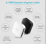 GPS Tracker, Mini GPS Tracker for Kids Real Time GPS Tracker with Voice Monitoring SOS Emergency for Kids Children