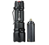 Tactical Flashlight - Amazingly Bright 400 Lumen LED 3 Mode Tactical Flashlight, Black