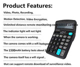 WiFi Calculator 4K Ultra HD Network Camera Remote Wireless Hidden Camera 1080P Home Security Motion