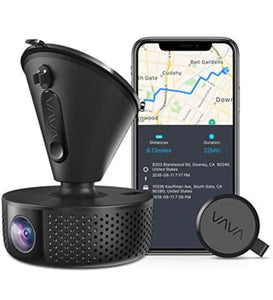 Wi-Fi Car Dash Camera | Sony Night Vision Sensor | Dashboard Camera Recorder with GPS | Snapshot Button | Parking Mode