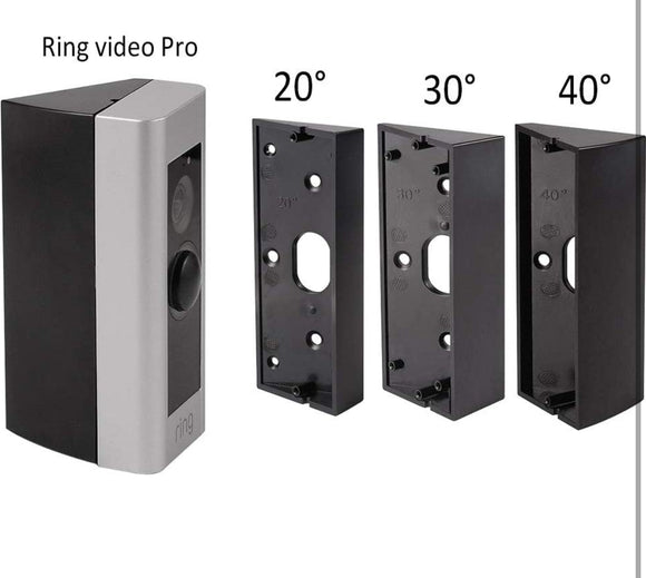 Doorbell Bracket Mount for Ring Video Doorbell Pro, Angle(20/30/40 Degree)