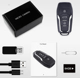 Hidden Camera Car 64GB km Key,360 Minutes Battery Life Mini Spy Camera