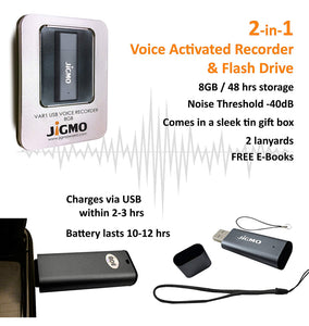 Voice Activated Recorder Digital Audio Recording Device