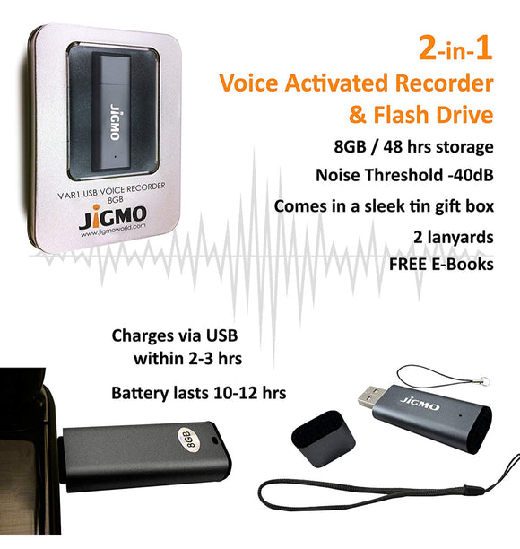 Voice Activated Recorder Digital Audio Recording Device