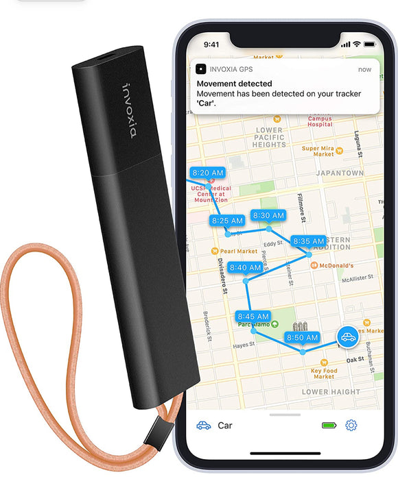 Cellular GPS Tracker - for Vehicle, Car, Motorcycle, Bike, Senior, Kid, Belongings - Up to 4 Months of Battery Life - SIM & 1 Year Data Plan Included - Light, Discreet - 4G LTE-M