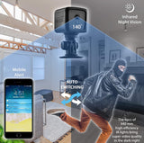 Mini Spy Camera Wireless Hidden - Premium Quality HD 1080P WiFi - Night Vision & Motion Detection for Indoor Outdoor Waterproof - Security Camera
