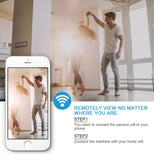Calculator WiFi Camera, HD Mini Camera Wireless Video Camera, Cloud Storage Video Recorder Support AI Humen Detection for Home Security