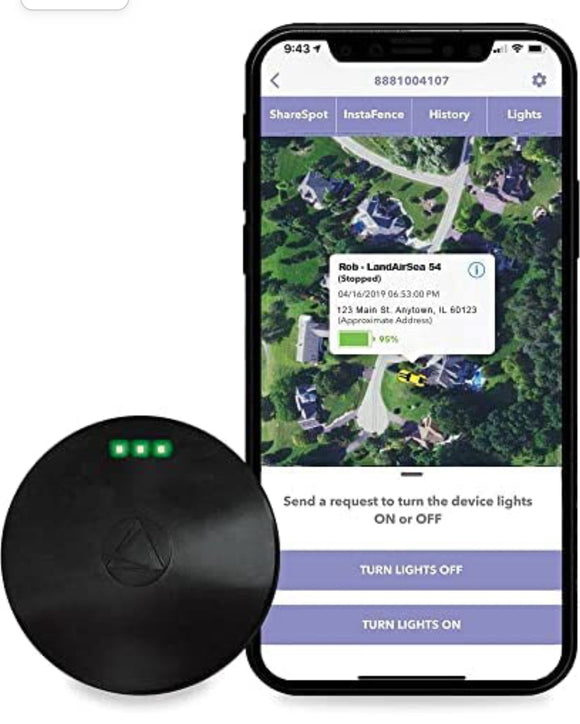 GPS Tracker, - USA Manufactured, Waterproof Magnet Mount. Full Global Coverage. 4G LTE Real-Time Tracking for Vehicle, Asset, Fleet, Elderly and more. Subscription is required, Black