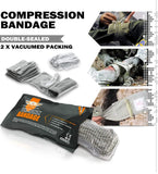 Emergency Survival Trauma Kit with Tourniquet 36" Splint, Military Combat Tactical IFAK for First Aid Response