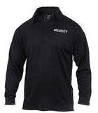 ROTHCO MOISTURE WICKING SECURITY POLO SHIRT WITH BADGE