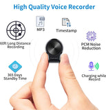 Digital Voice Recorder, Magnetic Mini Voice Activated Recorder, 15Days Long Battery Life, Suitable for HD Recording Meetings Interviews Classes Lectures