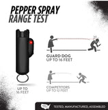 Laser Sight Pepper Spray, Guard Dog AccuFire, Maximum Strength Self Defense Red Pepper Spray