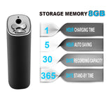 Mini Digital Voice Recorder,32GB Voice Activated Recorder 365 Standby 800 Hours Capacity