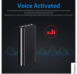 Mini Voice Activated Recorder, 16GB Super Long 240 Hours Recording Capacity, 60 Days Standby Battery, Audio Sound Recording Continuous Listening Device with Strong