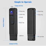 Small Body Camera HD 1080P Wearable Body Camera with Audio Auto Night Vision Motion