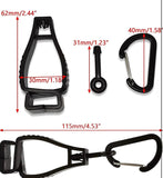 3pcs Glove Grabber Clip Holder Work Safety Glove Keeper Guard Labor Worker Glasses Helmets Hanger Clamp Catcher Belt Holder