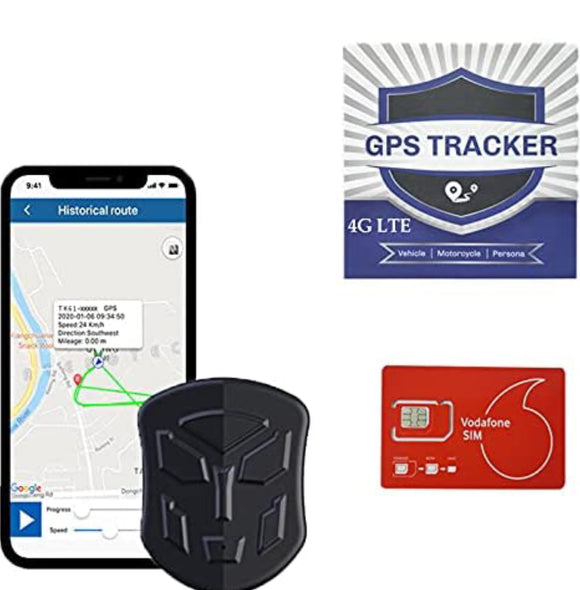4G LTE GPS Tracker for Vehicles That can Listen to The Sound in Real time,Suitable for GPS Positioning Anti-Theft Tracking Device Units for car,Trucks,Fleet Management,Motorcycles,Pets,Elderly,Child