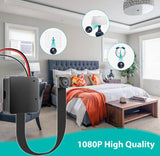 Hidden Camera 1080P UHD Wireless Hidden WiFi Camera with Remote View, 20 hours Battery Life