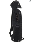 Smith & Wesson SW608BLS 8.5in High Carbon S.S. Folding Knife with 3.4in Serrated Drop Point Blade and Aluminum Handle for Tactical, Survival and EDC