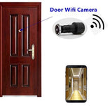 Wireless 2.0MP Mini Peephole Door Eye Hole IP Camera HD 1080P WiFi Connection P2P Onvif Motion Detection Two Way Audio