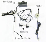 Enhanced Version Super Sensitive Listen Thru-Wall Contact/Probe Microphone Amplifier System