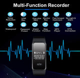 32GB Bracelet Voice Recorder, Mini Voice Activated Recorder with 2300 Hours Recording Capacity,38 Hours Battery Time, Mini Audio Recorder for Lectures, Meetings (S7-32G)
