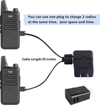 Walkie Talkies for Adults Two Way Radio16 CH VOX License-Free Walkie Talkies Rechargeable 2 Way Radio with Earpiece, for School Retail Church Restaurant 6 Pack