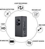 Mini Spy Camera,FUVISION Micro Camera with Motion Detect,1080P Full HD Hidden Camera with 1.5 Hours Battery Life,Hidden Security Camera with Loop Recording Perfect for Home and Office