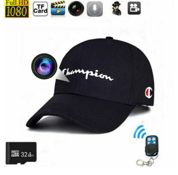 Baseball Cap design HD 1080P DVR Hidden Spy Camera Hat Tiny Mini Video Recorder