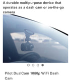 Pilot DualCam 1080p WiFi Dash Cam