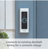 Ring Video Doorbell Pro, with HD Video, Motion Activated Alerts, Easy Installation (existing doorbell wiring required)