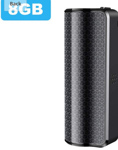 Mini Portable Digital Voice Recorder with Noise Reduction Magnetic Adsorption Earphone for Lectures, Meetings, Interviews, Mini Audio