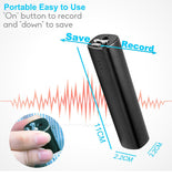 Mini Digital Voice Recorder,32GB Voice Activated Recorder 365 Standby 800 Hours Capacity