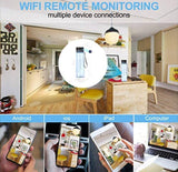 Hidden Spy Camera, HD 1080P Water Bottle Portable WiFi Camera with Cell Phone APP Remote Video Recorder Support Motion Detection for Sport,Home,Office Security (Brown)