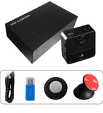 Hidden Camera - WiFi HD Camera PIR 30-Days Standby/Low Power Consumption Motion Detection Video Recorder Night Vision Security Small Cam(1700mAh, Black)