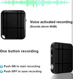 Voice Recorder, Voice Activated Audio Recorder with USB Charging, Portable Recording Device for Meetings Lectures Interviews Classes Concert