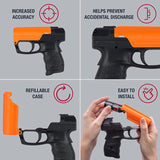 SABRE Aim and Fire Pepper Gel – Pepper Spray Pistol with Trigger & Grip Deployment System