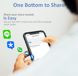 Voice Recorder, 12000 Mins Voice Recording Device + 6000 Mins Cloud Storage for Lectures & Meeting Audio Recorder with Earphone Playback & APP Control