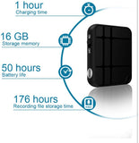 Voice Recorder, Voice Activated Audio Recorder with USB Charging, Portable Recording Device for Meetings Lectures Interviews Classes Concert