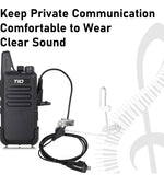 2 Way Radio Walkie Talkies Rechargeable VOX License-Free Two Way Radio with Earpiece Walkie Talkies for Adults School Church Restaurant Business Office (10 Pack)