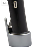 Xscape Dual USB Car Charger with Safety Hammer andSeatbelt Cutter Black Silver