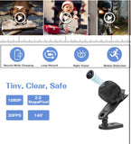 Mini Spy Camera Wireless Hidden: 1080P HD Nanny Cam with Motion Detection & Video Record & Night