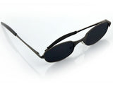 Spy Sunglasses,Rear Mirror View Rearview Behind Anti-Tracking Monitor UV Glasses (Black)