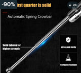 Automatic spring crowbar self defense