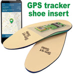 GPS SmartSole Hidden Wearable Tracker in Shoe for Monitoring Wanderers- - Large Mens 12-14 Medium