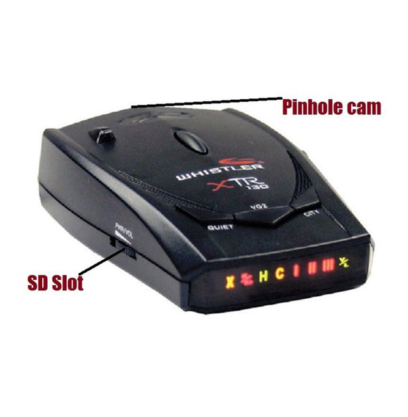 Radar Detector Hidden Camera w/ DVR & Battery Option