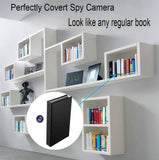 HD 1080P Hidden Camera Book,Covert Mini Camera DVR with Motion Detection and Night Vision