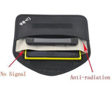 Cell Phone Anti-Tracking Anti-Spying GPS RFID Signal Blocker Pouch Case Bag Handset Function Bag (Black)