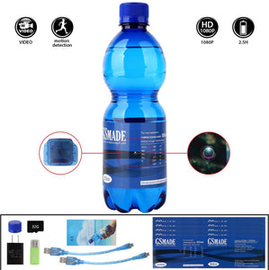 Spy Camera Water Bottle Hidden Camera - 32 GB 1080p Video-Taking for 2.5 hours Mini DV Surveillance