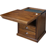Lincoln Nightstand with Concealed Compartment, Concealment Furniture, Mocha